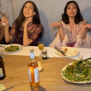 Catherine Haena Kim Instagram - They say you don’t find a happy life. You make it. Laughing around the table with the people I love. Yeah that feels like a happy life. ❤️ Dear Universe, this or something better 🎂 #birthdaybehavior 

I asked for low key and my bff @patricia.demicco gave me just that in the most Tricia fashion, spectacular 💃🏻💃🏻 I’m the luckiest girl 🥹