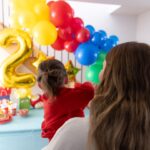 Catherine Francoeur Instagram - 2 ans sous la thématique Super Mario ⭐🌈💛 Bonne fête encore ma Julia, tellement un bonheur de te voir découvrir des passions 🥹🩷