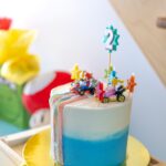 Catherine Francoeur Instagram - 2 ans sous la thématique Super Mario ⭐🌈💛 Bonne fête encore ma Julia, tellement un bonheur de te voir découvrir des passions 🥹🩷