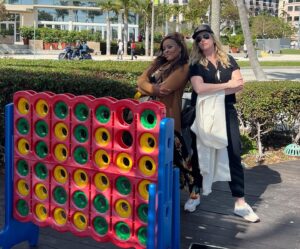 Catherine Sutherland Instagram - What an amazing weekend with my girls 
My bucket is so full!
Thank you @nakiaburrise @theresagaz @rosariag72  for blessing my life. Your friendship makes me a better human💕
Thank you @marriottbonvoy singer Island for a wonderful stay. Your staff was so friendly. Shout out to Osama the bartender. Gigi our waitress at Ocean Grill and Marvel my massage therapist at Si Spa!
Going home restored and refreshed!