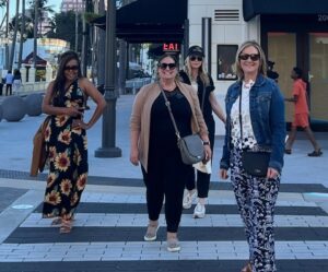Catherine Sutherland Instagram - What an amazing weekend with my girls 
My bucket is so full!
Thank you @nakiaburrise @theresagaz @rosariag72  for blessing my life. Your friendship makes me a better human💕
Thank you @marriottbonvoy singer Island for a wonderful stay. Your staff was so friendly. Shout out to Osama the bartender. Gigi our waitress at Ocean Grill and Marvel my massage therapist at Si Spa!
Going home restored and refreshed!