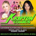 Catherine Sutherland Instagram – I’ll be in Omaha Nebraska Apri 12th @krypton.comics 
Come and see me and my Bestie @nakiaburrise from 5 PM to last Man standing!

#powerrangersplayback  #superchatpodcast #superchat #spreadjoy #powerrangers #superchatwithcatandnakia #mmpr #zeo #turbo #pinkranger #catherinesutherlandiaburrise #girlpower #liftupothers #laugh #love #instagood #joyrevolution #friendship #catandnakia #encourage #empower #inspire #pinkranger #yellowranger #nakiaandcat #youtubechannel