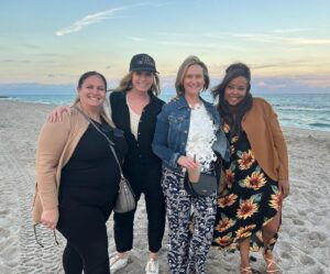 Catherine Sutherland Instagram - What an amazing weekend with my girls 
My bucket is so full!
Thank you @nakiaburrise @theresagaz @rosariag72  for blessing my life. Your friendship makes me a better human💕
Thank you @marriottbonvoy singer Island for a wonderful stay. Your staff was so friendly. Shout out to Osama the bartender. Gigi our waitress at Ocean Grill and Marvel my massage therapist at Si Spa!
Going home restored and refreshed!
