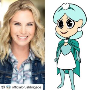 Catherine Sutherland Instagram - #Repost @officialbrushbrigade with @use.repost
・・・
Here is your first look at the Queen Tooth Fairy! You know, the one everyone talks about? Turns out she is the leader of an entire kingdom of fairies!

We can’t wait for you to learn more about this exciting character portrayed by none other than Catherine Sutherland! The actress best known for her role as the legendary pink ranger from Power Rangers! @catherine_sutherland 

#toothfairy #childrensshow #kidsshows #animatedseries #cartoon
