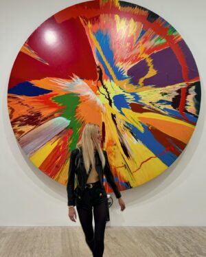 Celesta Hodge Instagram - What a joy to celebrate the opening of @damienhirst show at @eugeniolopezal museum @museojumex