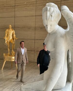 Celesta Hodge Instagram - What a joy to celebrate the opening of @damienhirst show at @eugeniolopezal museum @museojumex