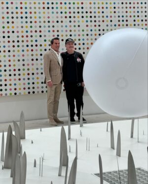 Celesta Hodge Instagram - What a joy to celebrate the opening of @damienhirst show at @eugeniolopezal museum @museojumex