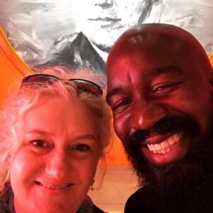 Celia Ireland Instagram - Best part of Rodeo Drive, Louis Vuitton Exhibition and this guy @howardmcnair25 awesome!
