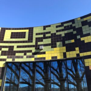 Celia Ireland Instagram - When architecture and nature collide....National Museum in Canberra, catching some winter sun, sending love to all x