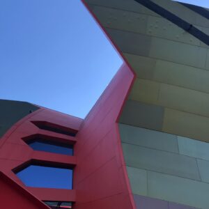 Celia Ireland Instagram - When architecture and nature collide....National Museum in Canberra, catching some winter sun, sending love to all x