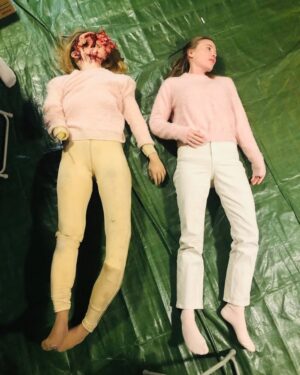 Celina Sinden Instagram - So silly! So fun/horrifying! #bts