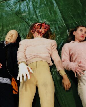 Celina Sinden Instagram - So silly! So fun/horrifying! #bts