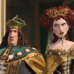 Celine DaHyeu Kim Instagram - Dem Royals! Had a lot of fun and pain designing their costumes🤣 character design by @tristan_poulain and later modeled by the amazing @leticiagillettart ! Hats off to the amazing team at SPI for making this look so great in 3d! #theseabeat #celinekim #visualdevelopment