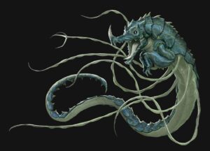 Celine DaHyeu Kim Instagram - Render painting of battle shrimp aka the Brickle Back! Character design by @shiyoon83 and sculpt by @charlesellison_art :) he got a bit of a color change in the final film #theseabeast #celinekim #visualdevelopment
