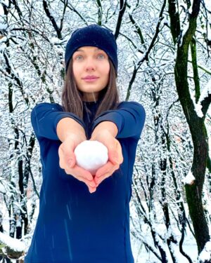 Ceren Yılmaz Instagram - #sunday with #snow ❄️❄️❄️