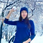 Ceren Yılmaz Instagram - #sunday with #snow ❄️❄️❄️