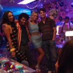 Chandler Kinney Instagram - let the good times roll 🛼🕺🏻🪩 🥳 ep 203 of #PLLSummerSchool OUT NOW!!!!!