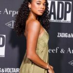 Chandler Kinney Instagram - thank you @ladanceproject for a beautiful evening celebrating the transformative power of dance and utilizing it as a tool to inspire, educate, and make change. thank you @zadigetvoltaire for being the absolute loveliest. thank you @zariazariazaria for helping me track down those yummy hors d’oeuvres. I’m still thinking about em. dress & jewelry: @zadigetvoltaire makeup: @gilbert_soliz hair: @lucy_gedjeyan