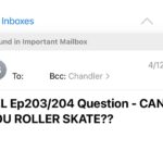 Chandler Kinney Instagram - let the good times roll 🛼🕺🏻🪩 🥳 ep 203 of #PLLSummerSchool OUT NOW!!!!!