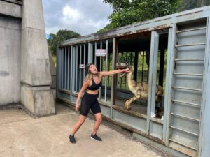 Chanel Celaya Instagram - Getting dirty in Jurassic Park 🦖🦕