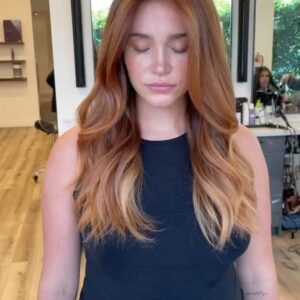 Chanel Celaya Instagram - Thank you @kelseyhellenbrand for making my red head dreams come true! I’ve been wanting this for forever and I couldn’t be happier!