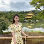 Chanidapa Pongsilpipat Instagram – วัดทองเกียวโต มรดกโลก ⚱️🌻 #kinkakujitemple #goldenpavilion #kyoto #japan #ChaniInAsia