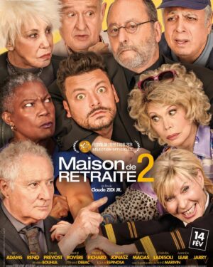 Chantal Ladesou Instagram - Maison de retraite 2 en salle le 14 février 2024 !

Réalisé par Claude Zidi Jr.. La durée du film est de 102 minutes 
#Maisonderetraite2 
Casting:
Kev Adams : Milann Rousseau
Reno Jean : Lorenzo, un pensionnaire du Bel Azur
#DanielPrevost : Alfred de Gonzague
Liliane Rovère : Sylvette Leroux
#FirmineRichard : Fleurette Jean-Marie
Michel Jonasz : Albert
Enrico Macias : Rico, un pensionnaire du Bel azur
Amanda Lear : Barbie, une pensionnaire du Bel Azur
Chantal Ladesou : La Colonelle, une pensionnaire du Bel Azur
#jarry : Alban
#BrahimBouhlel : Driss
#StéphaneDebac : Claude Masson, le directeur du Bel Azur
#LounaEspinosa : Clémence Masson
#AnneMarivin : Reine Montrosier
#MarieChristineBarrault : Madame Courtillet
#ClaudetteWalker : Marguerite