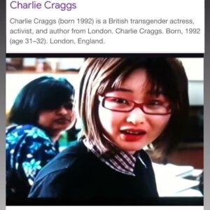 Charlie Craggs Instagram - #TheGrinchOfTheTransCommunity #IHaveAWikipedia #CharlieCraggs #Famous