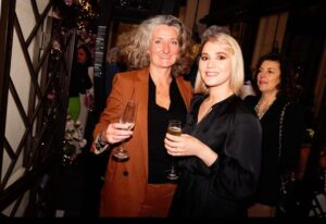Charlie Murphy Instagram - Always dangerously fun nights with you @ginarcarter99 🧡 #FilmMakersDinner Thank you  @katelenahan16 @antonyrush @886royalmint @corinthialondon