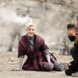 Charlie Murphy Instagram - WOW #HALO series is finished! I can’t quite believe it. Big clap & thank you to @annaveraphoto our digital content producer, set photographer and B-roll cinematographer extraordinaire for capturing such awesome images of #HALO @halotheseries @paramountplus @amblin and for capturing some very special #bts moments on location of every single one of us over the last couple of years. You caught not only the insane scale & the smallest of details of this world but also the incredible friendships forming in the midst of it all. Proof that we haven’t gone insane, it wasn’t a dream, it really did happen! 😆 🥰 🖤🖤🖤🖤
