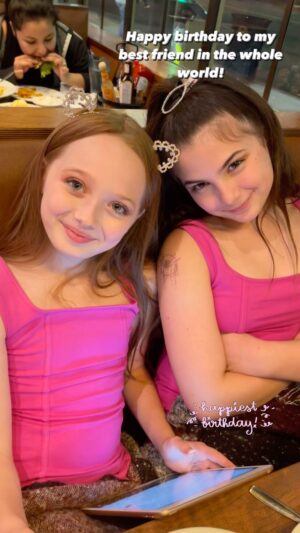 Charlie Townsend Instagram - @charlierosetownsend #happybirthday #bestie #loveyou #birthdaygirl #thisis11 I am so sad to be missing it! But I can’t wait to see you in New York! 💕 Have an amazing birthday!
