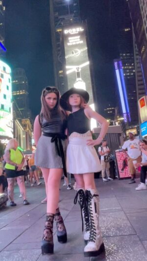 Charlie Townsend Instagram - Had the best time @nyfw because It was with #bestie miss u like crazy can’t wait to see you again #lexiandcharlie #bestiesforever can’t wait to #fashionweek & #broadway #taylorswift pop up #playinginnewyork all over again! #nextyear #tweenmodels #tweenbesties #tweenfashion #tweenfashionista @charlierosetownsend @lexi_rabe  ty to all the companies that believed in us! It was an honor to walk and photoshoot and represent you! @charjeancouture @drisha_closet @thefashionlifetour @justusclothing_kids @ysclothier @dixiemagazine @misssuttonmonroe @lisavickyshoes @houseofbarretti @teenbeatofficial ps more photos coming!