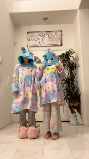 Charlie Townsend Instagram - When you and your #bestie accidentally matched for the sleepover wearing @officialmooshmoosh !! 🤩🤩

#dance #bestiesforlife #silly #fun #trendingreels #oneofushastochange #matching #mooshmoosh