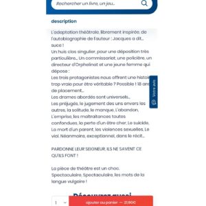 Charlie Vincent Instagram - II.
.
Théâtre. 💥✨
.
.#author #ambassador 
.
#droitdesenfants #enfant #child #chilwood #maltraitance #mistreatment #abuse #violence #metoo #rape #lost #suicide #parent #onlychild #orphanage #orphan
.
Je m'appelle Charlie, et j'ai raconté, avec mon courage, POUR TOUS LES ENFANTS, et/ou devenus adultes entre temps, qui vivraient, ou se découvriraient des maux ressemblants,
.
Les MAUX justement.
.
Pour que jamais plus, 'un jour d'après', humblement, ensemble, qui que que nous soyions, AGISSIONS pour ceux qui vivent ces drames, meurtriers pour beaucoup, 'un jour d'après' beaucoup, beaucoup d'efforts :
.
des siècles souvent, 🤷‍♀️😤😤😤😤✨✨✨✨✨✨✨✨✨✨✨✨✨✨✨✨✨✨pour DÉFAIRE et faire à nouveau et  éliminer les drames. 
.
Le silence est meurtrier. Ne l'oublions pas. Jamais. Parfois plus meurtrier que le drame lui-même.
.
Ceux qui oublient et qui étouffent, une information, un secret de famille, quelque chose, font partie de CEUX QUI FONT SUBIR.
.
SIMPLE.
.
ON PORTE SES COUILLES ET ON PARLE (le courage s'apprend !!!), ou on se tait = on tourne le regard, on participe, on encourage, on entretien.
.
Merci AUX COURAGEUX DE FAIRE.
.
MERCI D'EN AVOIR À FOUTRE.
.
On ne peut pas se revendiquer civilisation civilisée 🤦‍♀️, et bien entendu #HUMANISTE , si l'enfance #enfance n'est PAS PROTÉGÉE.
.
MAKE SENSE.
.
On commence par la #genèse :
L'ENFANCE.
.
Et alors, aura t-on une chance d'enfanter une CIVILISATION CIVILISÉE.
.
Merci aux quelques courageux qui ont croisé ma route, à l'audace de ceux qui parlent ET font.
@motspourledire ❤️❤️❤️❤️❤️
@gobertdoudou pénaliste spécialisée dans les violences toutes confondues et particulièrement les violences sexuelles sur mineurs. 💥💪✨❤️❤️❤️❤️❤️❤️❤️❤️❤️❤️❤️❤️❤️❤️❤️❤️❤️❤️
@adrien_taquet
@berthelotdelagletais
@christianlacroixmaison
@richard_sammel
@geoffroy_thiebaut
@fanetoile
@maximedereymezofficial
@larebelleconnect
@tecknikart 🌈💥💪
@huffingtonpost_
@melissatheuriau
@damienmercereau. 
@jacques_attali ❤️
@fraiches
Merci aux résilients, pas nombreux, qui choisissent (!!!) la #resilience pour surmonter leurs drames et montrent une lumière pour ceux qui auraient moins de force, ou convaincus de ne pas y arriver.
.
LA RÉSILIENCE MES AMOURS.
✨✨✨✨✨✨✨
