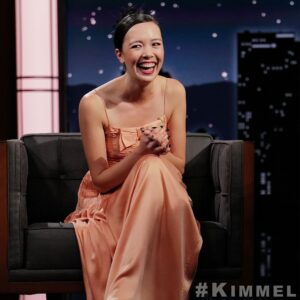 Charlotte Nicdao Instagram - I got to do my very first talk show on @jimmykimmellive with one of my very dearest friends and I’m the luckiest girl in the whole world. Tonight on ABC okay?!!
