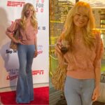 Charlotte Ross Instagram - Thank you, Jimmy Kimmel for inviting me to the premiere of your ESPN film, Once Upon a Time in Queens ⚾️ Fun night and AMAZING story!! @mets