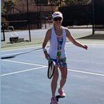 Charlotte Ross Instagram - Who says I care about winning? 🙄🤷‍♀️🎾😊 #mixeddoubles #tennis