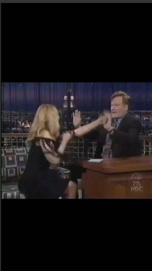 Charlotte Ross Instagram - I loved doing the Conan O’Brien show- he’s such a sweetheart! Who remembers Tae- Bo? I was obsessed with that workout for years! 🥊 And, I was honored to be a part of PETA’s no-fur campaign to help raise awareness about how needless and cruel real fur is. Fake fur has come a long way in all levels fashion and functionality and I’m hopeful that people will no longer see any reason to wear real fur one day 🦊 🐰 #throwbackthursday #antifur #furfree #nofur #conanobrien #taebo #tbt #tb