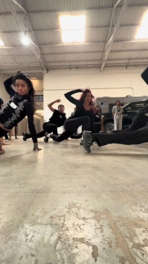 Charm La'Donna Instagram - Y’all keep eating my choreography up, thank you for all the love 🩵 #IllusionChallenge 🌀
