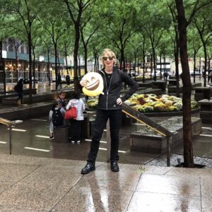 Chelsea Manning Instagram - six years late (was a little unavailable) 😅🏦 but i brought my emoji !! 😄🌈💕
