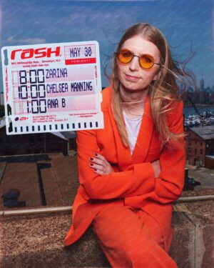 Chelsea Manning Instagram - Tonight we’ve got the one and only @xychelsea87 for three hours straight   @therealanabobrovska & @zariiina000 taking over for the rest of the night. Not too bad for a Thursday night ✌🏼

Limited presale is still up on DICE
Tickets at the door until we run out