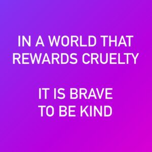 Chelsea Manning Instagram - In a world that rewards cruelty, it is brave to be kind