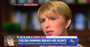 Chelsea Manning Instagram - my first interview - it looks really heavy and intense, but it was actually a lot of fun ^_^ thanks @nightline @jujuchang