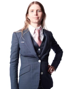 Chelsea Manning Instagram - curbed/nymag took this photo of me in my suit at a dinner a few weeks ago for their look book https://www.curbed.com/2023/11/butt-magazine-dinner-photos.html