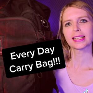 Chelsea Manning Instagram - This is my Every Day Carry bag! Living in Brooklyn and doing mostly technical and security work. #EDC #EveryDayCarry https://vm.tiktok.com/ZMdSGkhJS/