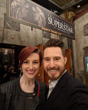 Chelsea Rebecca Instagram - I finally got to see my favorite musical LIVE! The touring cast is absolutely incredible. We love Man Bun Jesus.