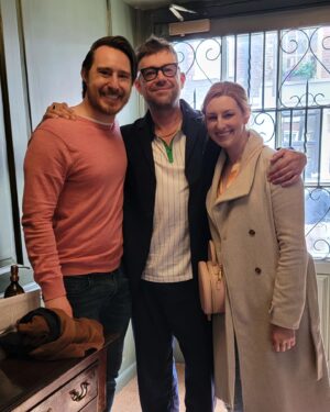 Chelsea Rebecca Instagram - We happened to run into Damon Albarn and I cried all over him and he is a very nice man and I'm still not okay
