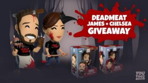 Chelsea Rebecca Instagram - There are literal TOYS of us now, I can't believe it!!! Our YouTooz drop on July 31! There's also a chance of winning them for free in a giveaway, if you RT and follow @youtooz 👍 https://twitter.com/deadmeatjames/status/1282374336943280128?s=19
