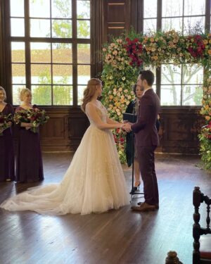 Chelsea Rebecca Instagram - The ceremony. I can't even begin to describe how incredible of a job @langenkamph did. I was *weeping* by the end (and apparently so was EVERYONE else!). She's forever and always such a special friend and part of our family ❤