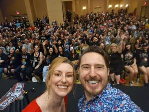 Chelsea Rebecca Instagram - Wish I could bottle the "your panel is standing room only" feeling and sell it. Thank you all for coming to @silverscreamcon and making it the best convention EVER